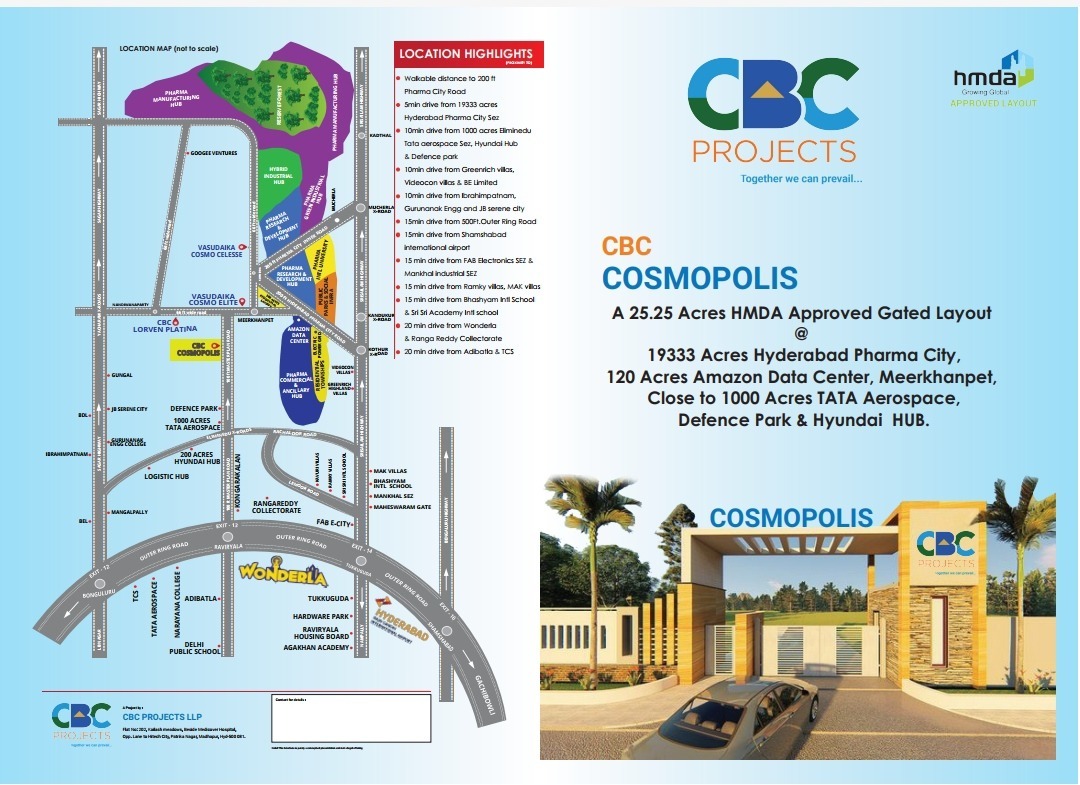 HMDA approved Plots for sale in Maheshwaram Gated Community hyderabad
