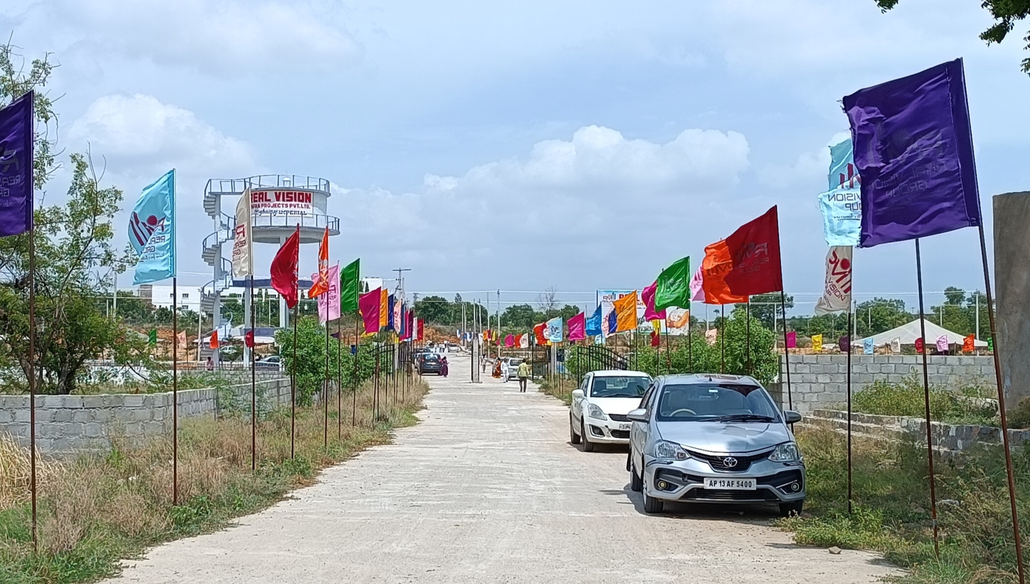 Adjcent to HMDA approved open plots at meekhanpet , amazon data centre srisailam highway
